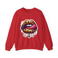 Wild Glam" Cosmic Leopard Lips Premium Sweatshirt